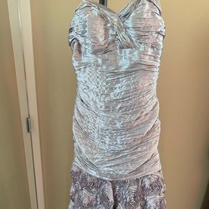Silver wedding/ engagement/ party dress